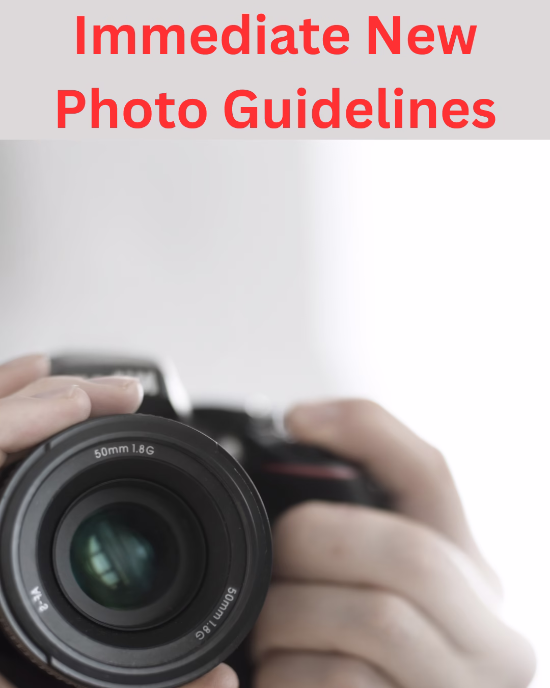 USCIS Update: New Photo Rules Now in Effect