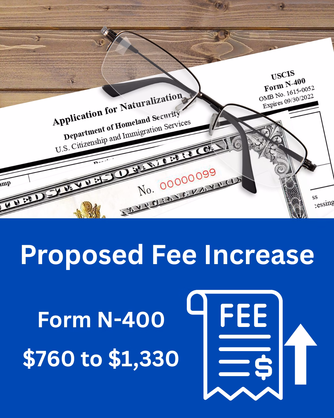 DHS PROPOSES MAJOR INCREASE IN U.S. CITIZENSHIP FILING FEES